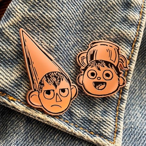Wirt and Greg set of 2 Enamel Pins Over the Garden Wall image 1
