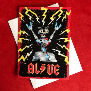 Short Circuit Johnny 5 Alive Card