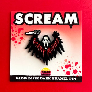 Scream Scary Movies Enamel Pin image 4