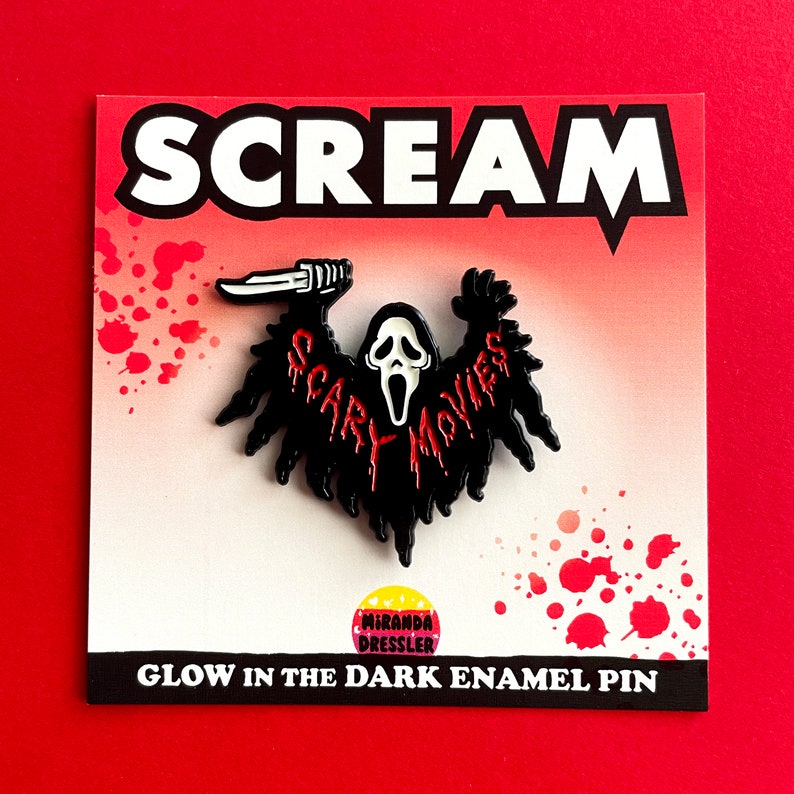 Scream Scary Movies Enamel Pin image 4