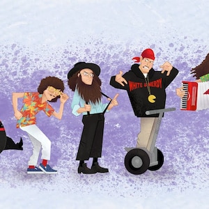 Evolution: Weird Al Yankovic 11x14&quot; art print