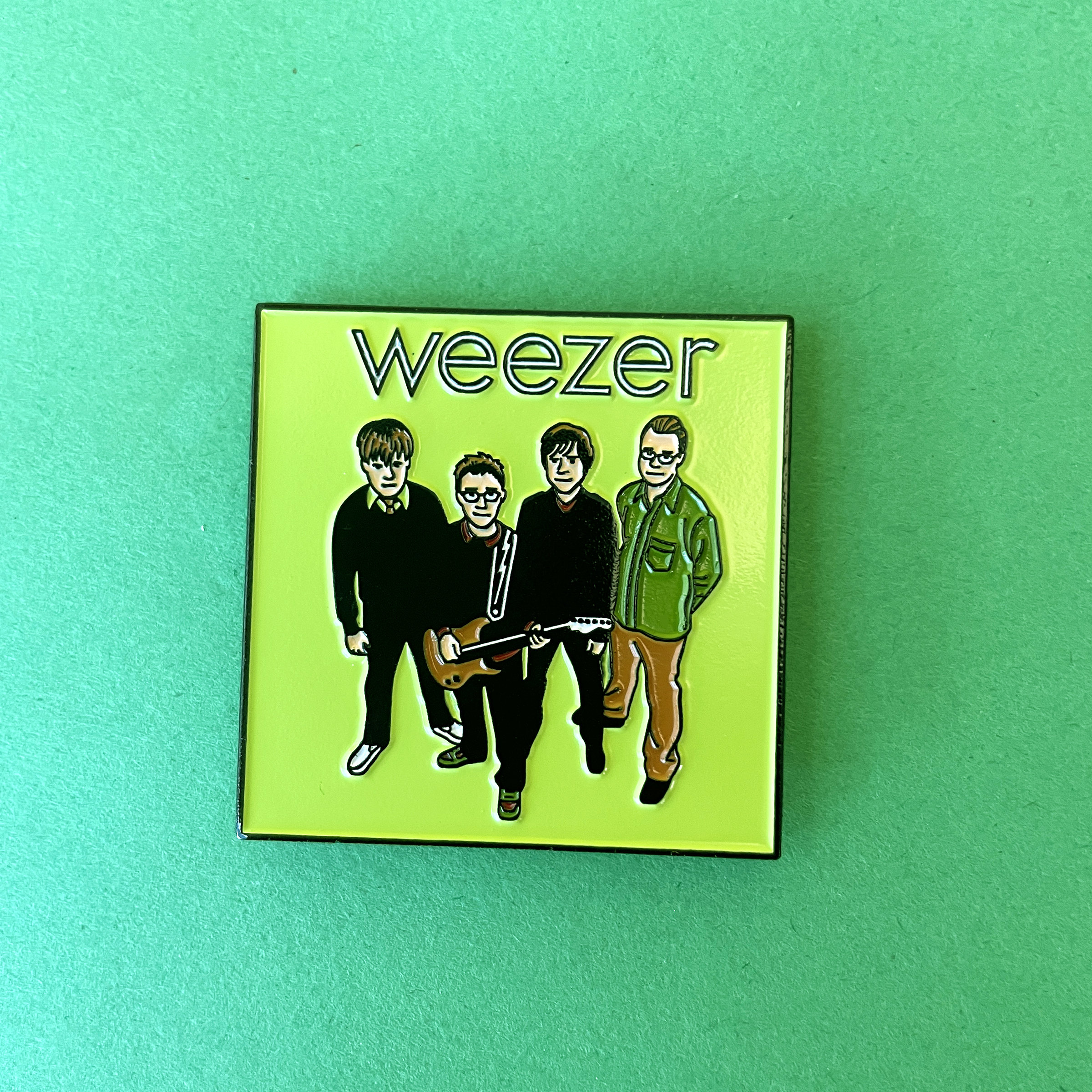 Green Album Enamel Pin - Etsy Finland