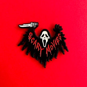 Scream Scary Movies Enamel Pin image 1