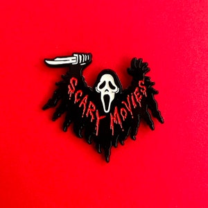 Scream Scary Movies Enamel Pin