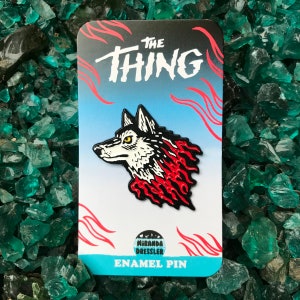 The Thing Enamel Pin Dog Thing from John Carpenter Horror Movie image 4