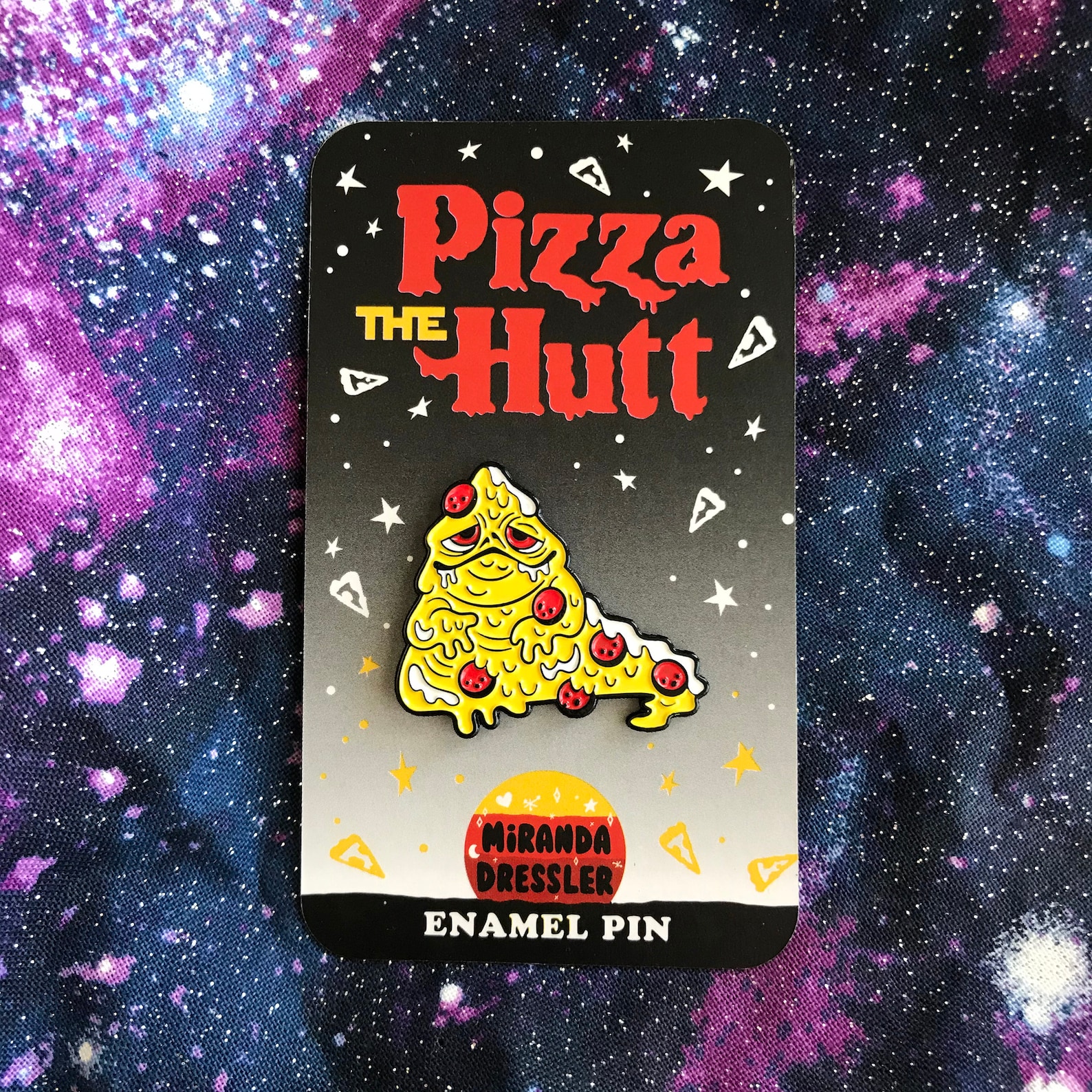 Pizza the Hutt Enamel Pin Etsy