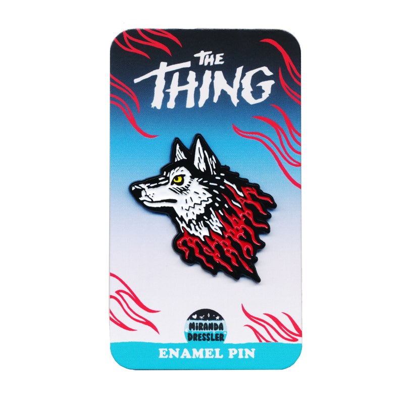 The Thing Enamel Pin Dog Thing from John Carpenter Horror Movie image 2