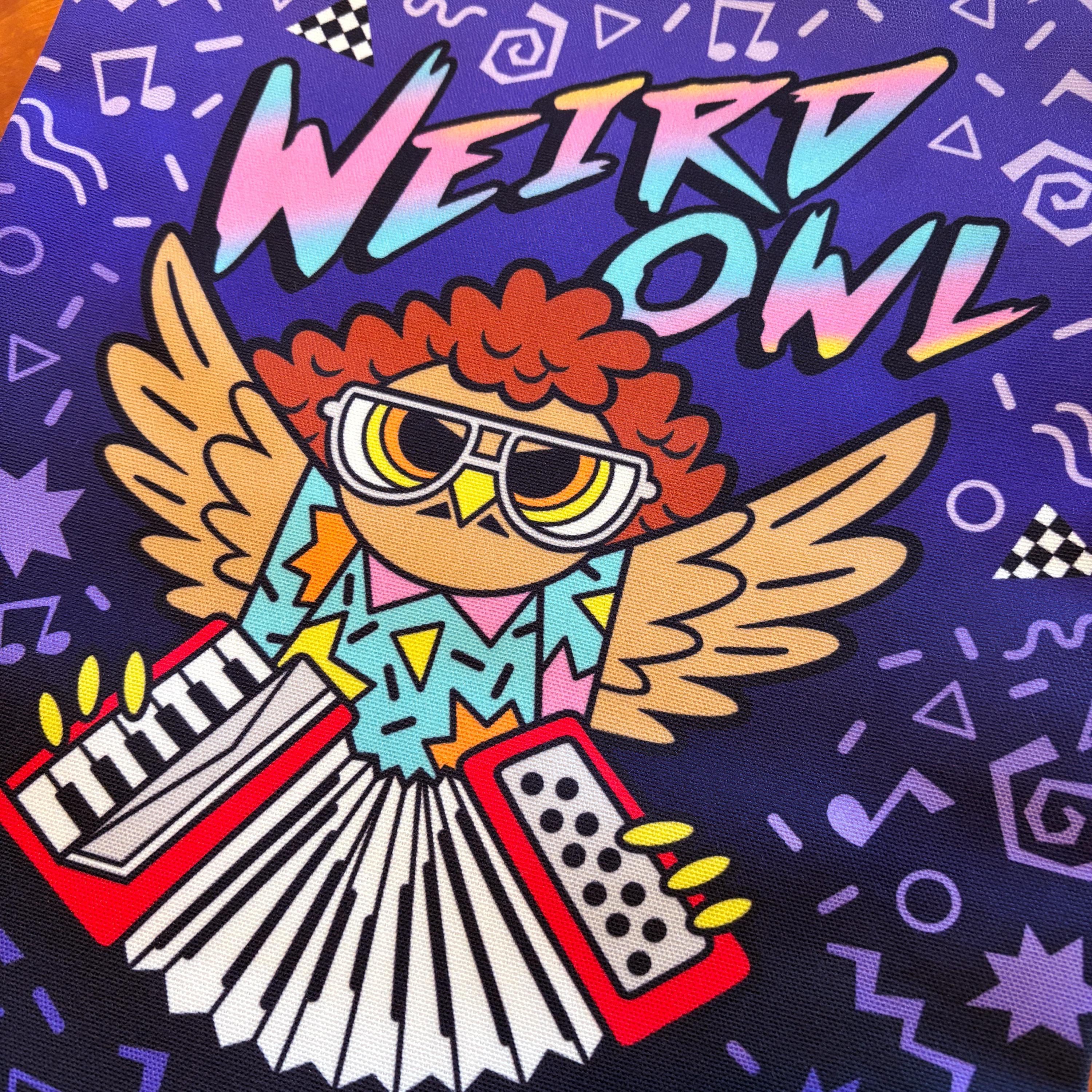 Weird Owl Al Yankovic Canvas Tote Bag 80s 90s Music Geeky Nerdcore