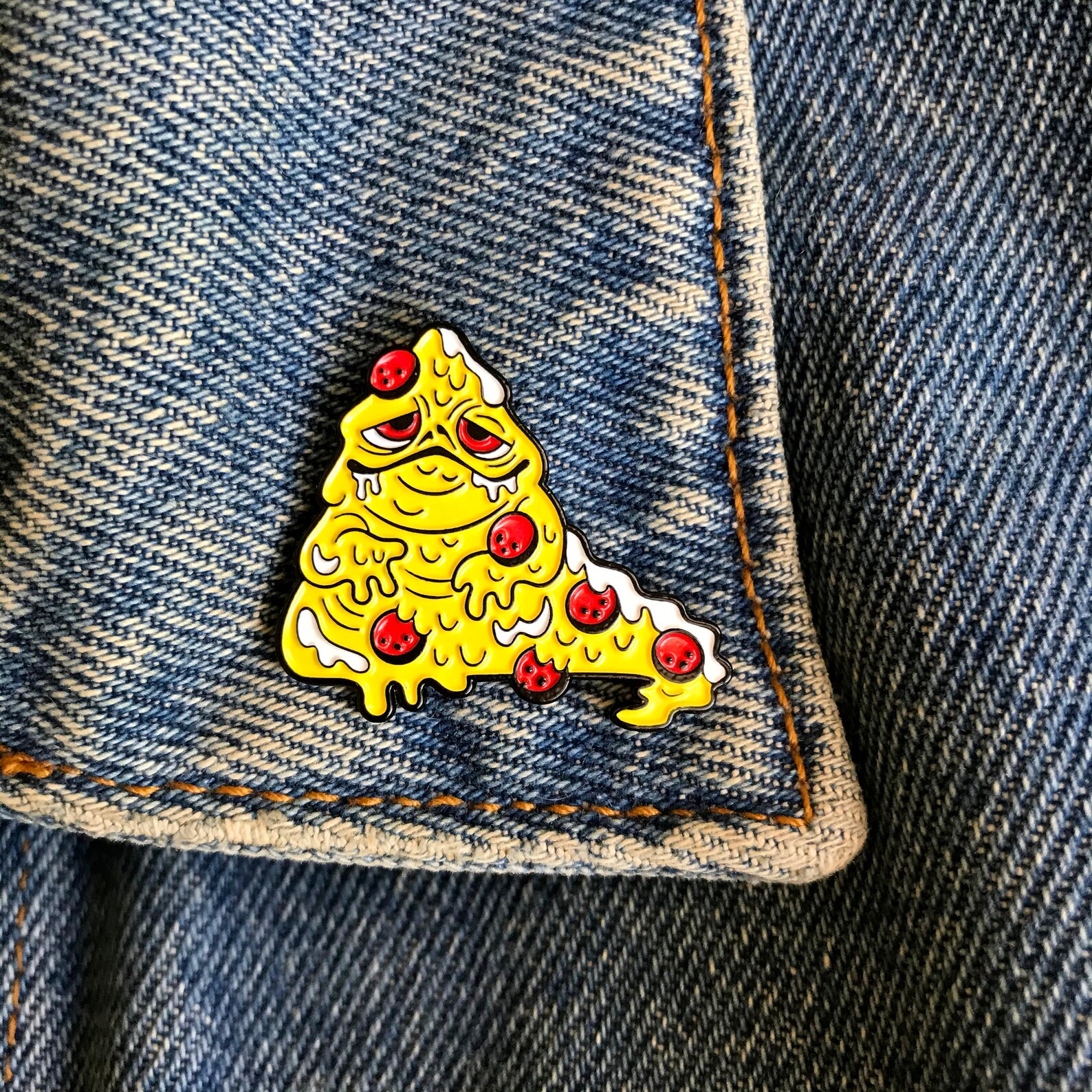 Pizza the Hutt Enamel Pin Etsy