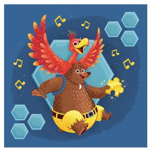 Banjo Kazooie 10x10&quot; art print