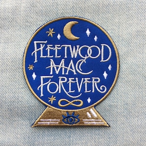 Fleetwood Mac Iron On Fabric Patch Retro Stevie Nicks