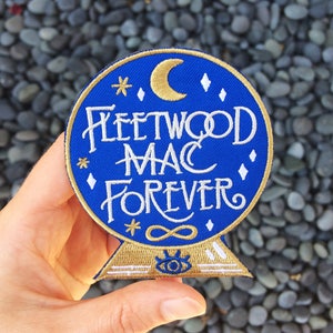 Fleetwood Mac Forever Embroidered Iron On Felt Patch