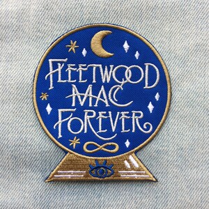 Fleetwood Mac Forever Embroidered Iron On Felt Patch image 3