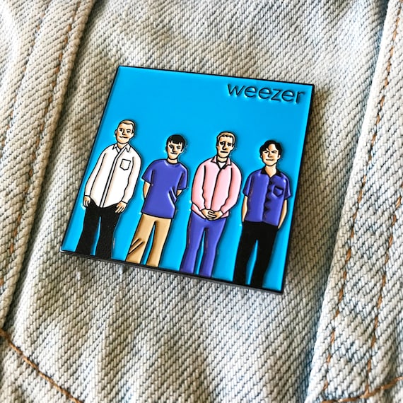Blue Album Enamel Pin - Etsy