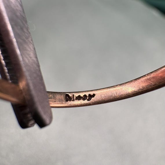 Victorian ruby solitaire, 12k, size 6 - image 5