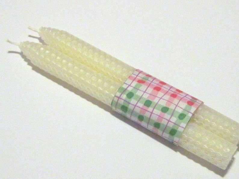 Beeswax Candle beeswax Candles White Beeswax Candles Honeycomb Beeswax Candles Unscented Beeswax Candles