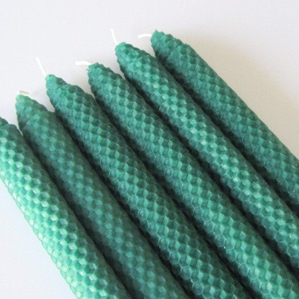 Emerald Green Candle Etsy