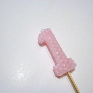Number 1 Birthday Candle