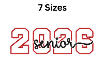 2026 Senior Embroidery Design
