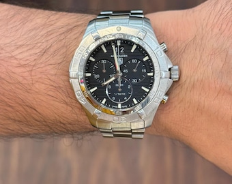 Tag Heuer Aquaracer Men’s Chronograph Quartz Black Dial