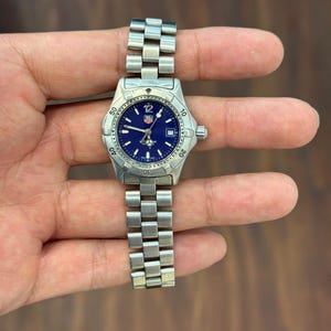 Ladies Tag Heuer professional 200M Blue Dial Quartz Steel WK1313
