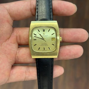 Omega Constellation Steel & Gold Date Vintage Chronometer Automatic Men's Watch