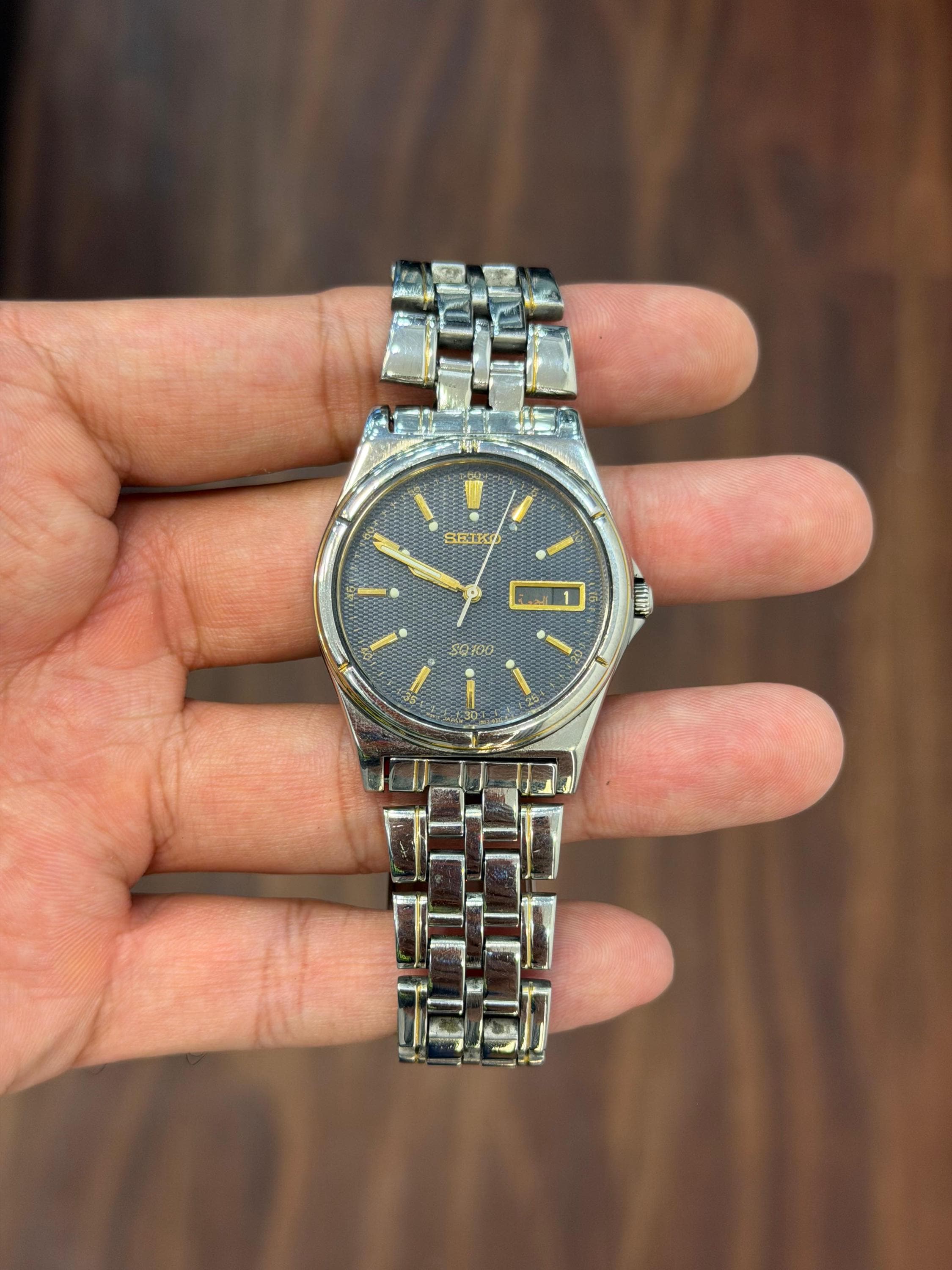 Seiko Quartz Sq 100 - Etsy