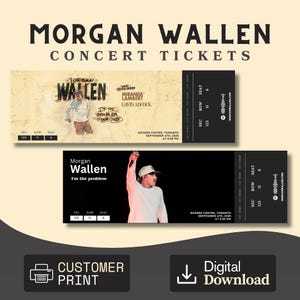 Morgan Wallen I'm The Problem Tour-Karte