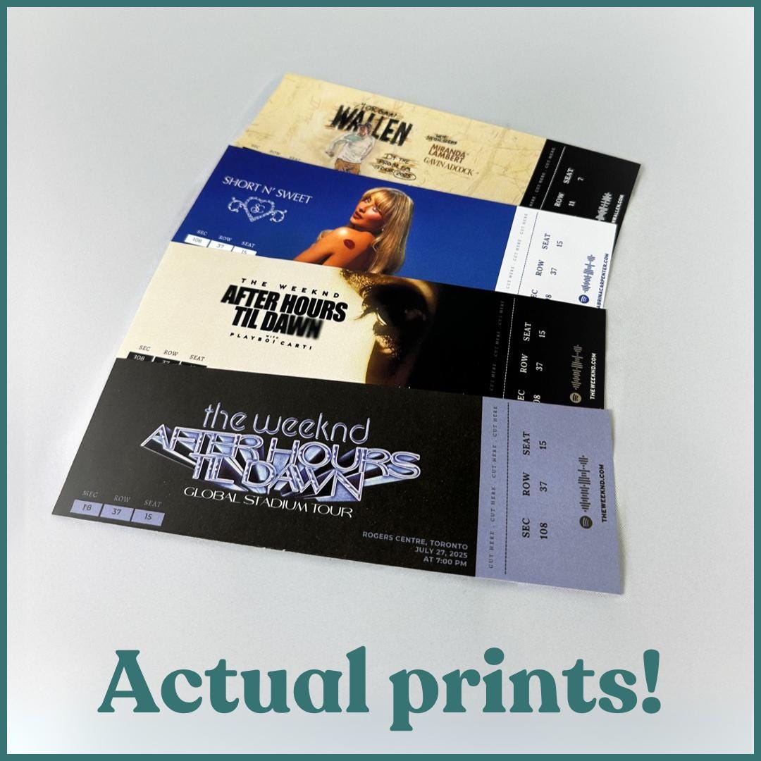 Coldplay Music of the Spheres World Tour Ticket. 2025