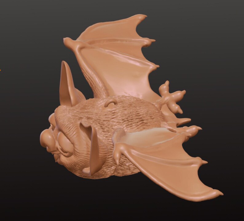 Cute Bat Halloween Ornament Stl File for 3D Printing - Etsy