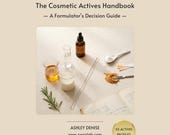 Cosmetic Actives Handbook PDF, Skincare Formulation Guide, Cosmetic Chemistry Ebook for Formulators