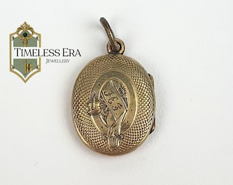 14Kイエローゴールドに彫刻されたビクトリア朝のダイヤモンド