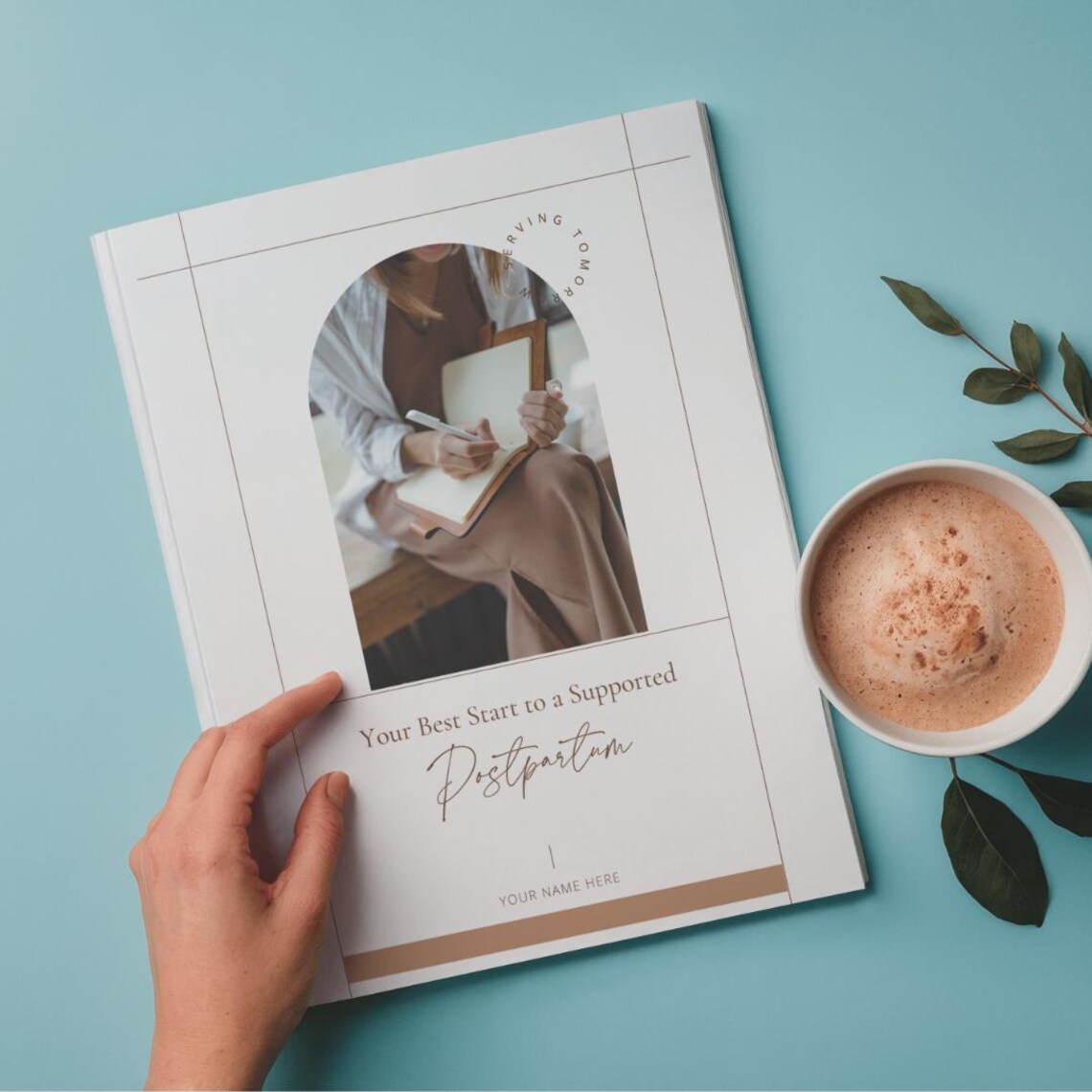 Editable Postpartum Planning Workbook: Canva Template (printable ...
