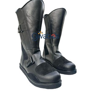 Darth Maul Leather Cosplay Boots: Star Wars Inspired, Custom Size