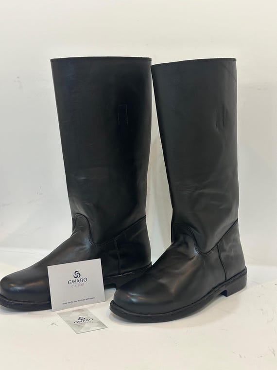 Pierre Mondy Black Leather Boots ABM0401015000012124B.jpg?sw=  main image 3