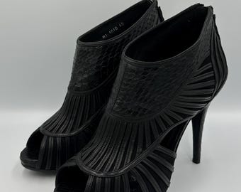 Christian Dior "Temptation" Leather Heels open toe Size EU 40