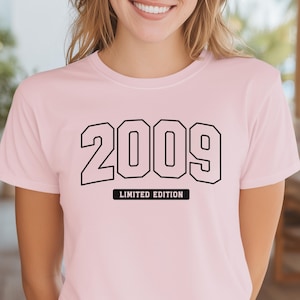 Customizable Birthday Year T-Shirt: Vintage Limited Edition Tee