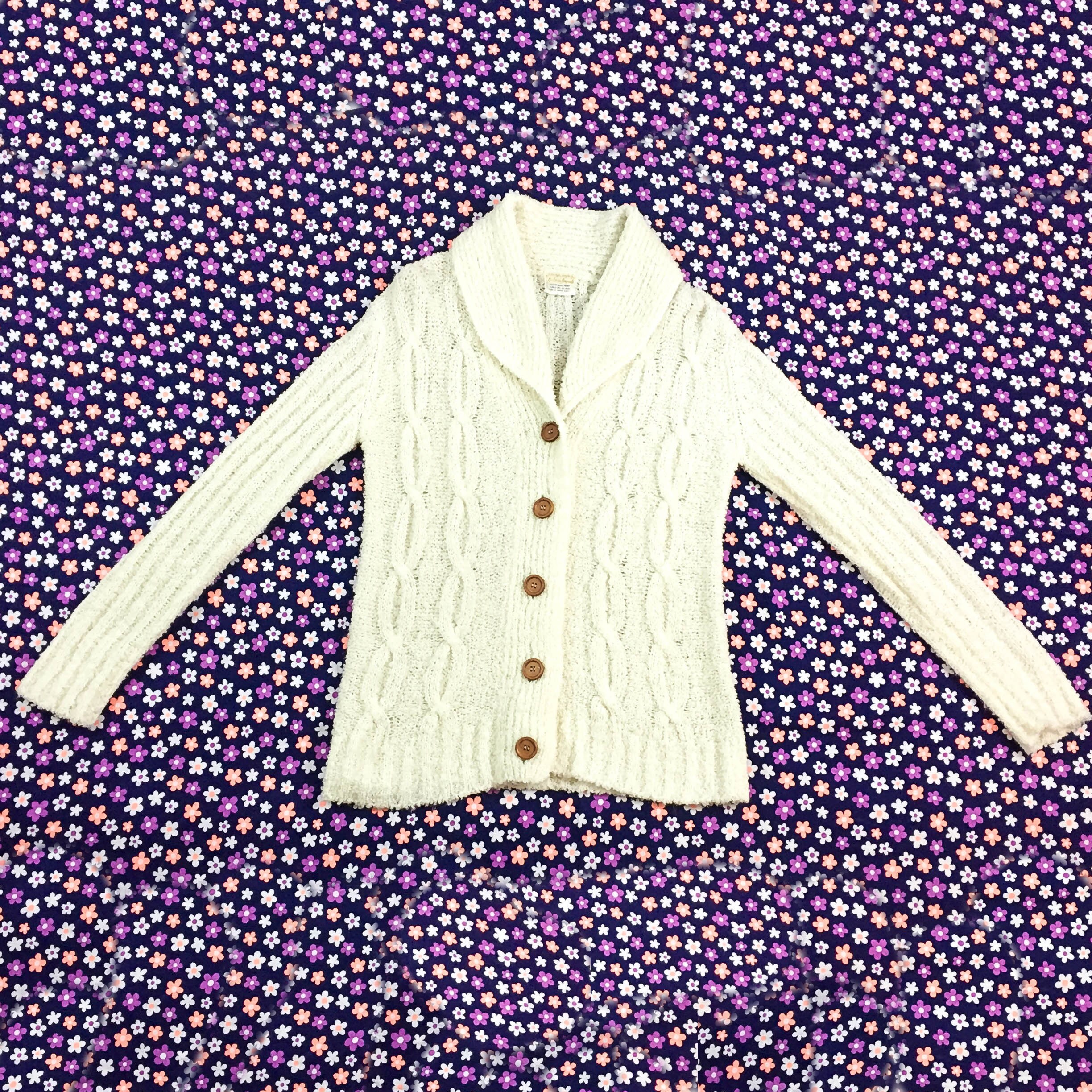 white sweater jacket