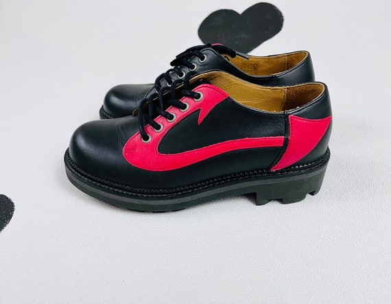 John Fluevog Devil Tail Lace up Oxfords Derby Shoe 7th  display picture 1