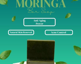 Moringa Soap: Natural Anti-Aging, Acne Control, Handmade