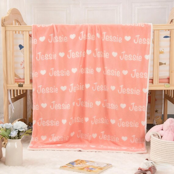 Personalized Baby Blanket With Name - Custom Flannel Blanket For Boys, Newborns, Kids - Perfect Gift For Baby Showers - View #8