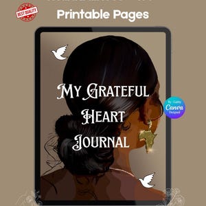 My Gratitude Heart Journal – 100+ Page Digital Reflection Journal