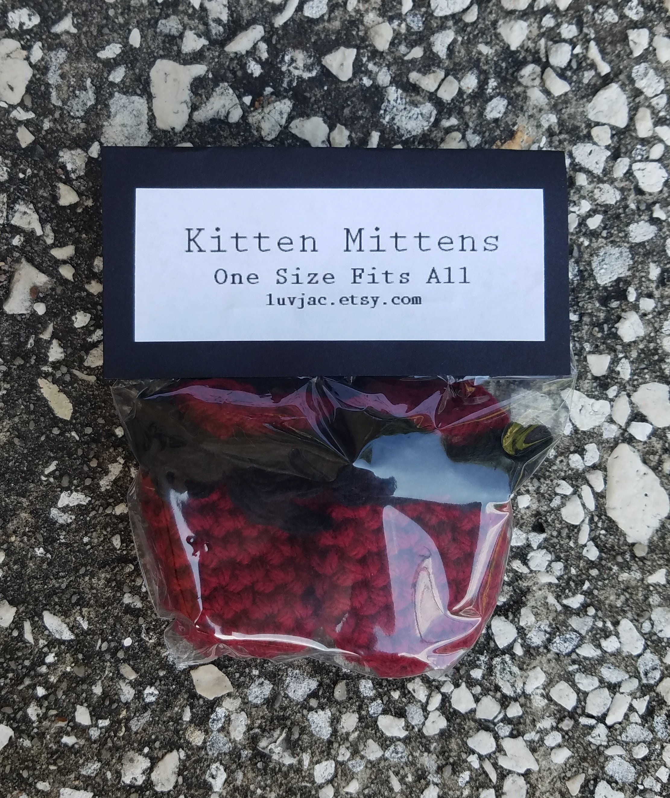 Crochet Kitten Mittens Etsy