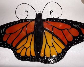 Monarch Butterfly In Stained glass