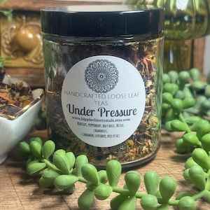 Under Pressure Herbal Loose Leaf Tea, Herbal Tea Blend, Witchy Teas, Herbal Blend Organic, Hibiscus
