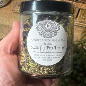Butterfly Pea Flower Herbal Tea Blend, Digest-Tea, Lunar Tea, Witchy Teas, Organic Herbal Blend, Spearmint, Fennel, Anise, Calendula, Ginger