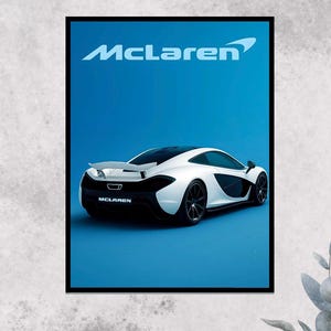 Mclaren P1 Poster | Mclaren Poster | Digital Art | Digital Creation | Automotive Art | Car Enthusiast Gift | Mclaren P1 Car | Mclaren Auto |