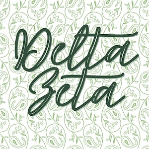 Digital &quot;Delta Zeta&quot; file made to print.