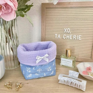 Vanity Organizer - Cute Handmade Makeup Bag, Makeup Organizer, Cosmetic Organizer, Cosmetic Bag, Cute Toiletry Organizer, Gift for Her
