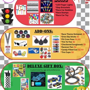 Race Car Party Favors (Set of 12)